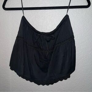 Reformation Valetta Skirt Black